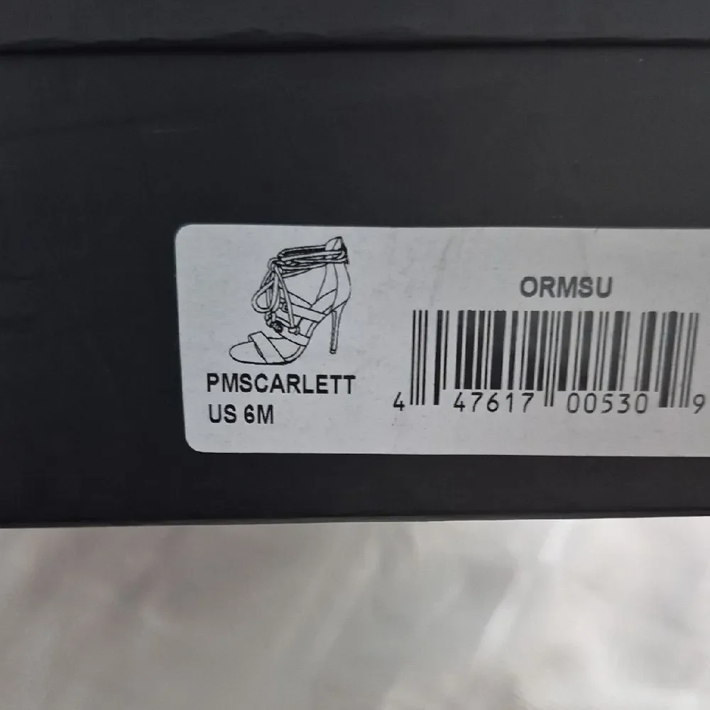 Marciano Women's Rust Lace-Up Heels - Picture 4 of 16